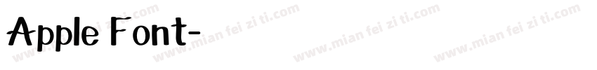 Apple Font字体转换